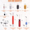 Rustark 119Pcs Valve Core Remover Tools with Aluminum Tire Valve