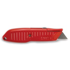 12 Pack Lutz 30582#82 Safety Nose Retractable Blade Utility Knife - Red (82-RD)