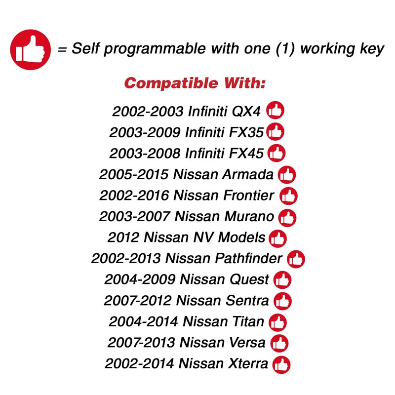 keylessoption Reemplazo 3 Botón Keyless Entry Remote Control Key Fob