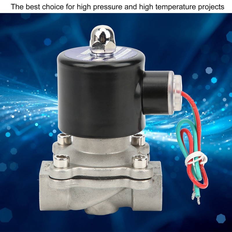Solenoid Valve DirectActing Stainless Steel Normally Closed Industrial Supplies 2W16015B(AC