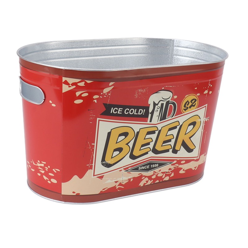 Printed Beverage Ice Bucket Universal Rust Protection Large Calibre Ice