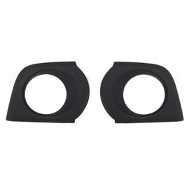 For Toyota 4Runner 2010 11 12 2013 Fog Light Bezel Driver and Passenger Side | Pair | Matte Black | TO1038138, TO1039138 | 5212835070, 5212735080