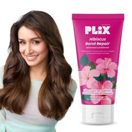 PLIX - THE PLANT FIX Hibiscus Bond Repair Advanced Conditioner | Repairs Hair Molecular Structure & Reduces Breakage With Fiberhance & Technohyal Hair Complex | 175Ml, All, 1 Count