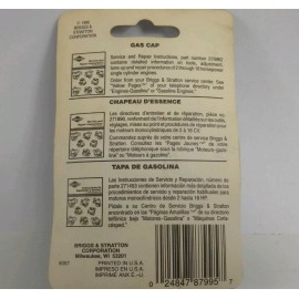 Briggs & Stratton GENUINE NEW OEM Fuel Tank Cap 5057 Part # 497929 (F12)