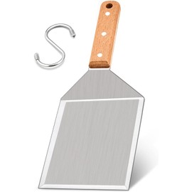 Unbranded Metal Burger Spatula, Heavy Duty Stainless Steel Griddle Spatula, Wide Hamburger