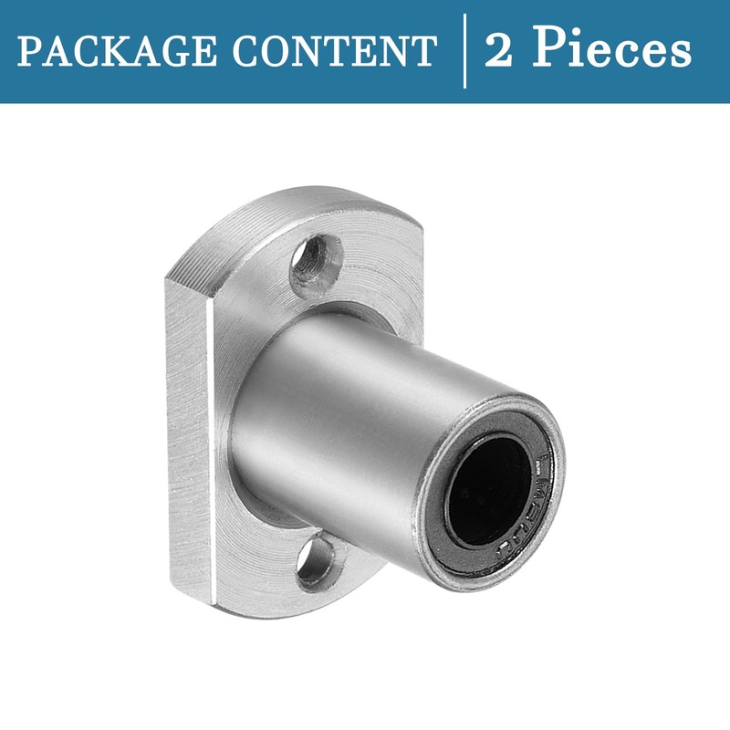 QUARKZMAN LMH8UU Linear Ball Bearings x 2 Pieces Chrome Steel