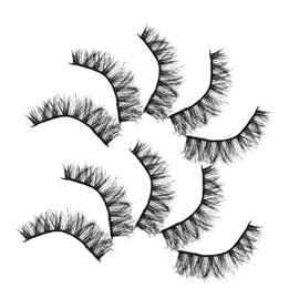 VICASKY 20pairs Fake Lashes Women Short False Eyelashes Natural False Lashes Pack Makeup Accessories Glamorous Look