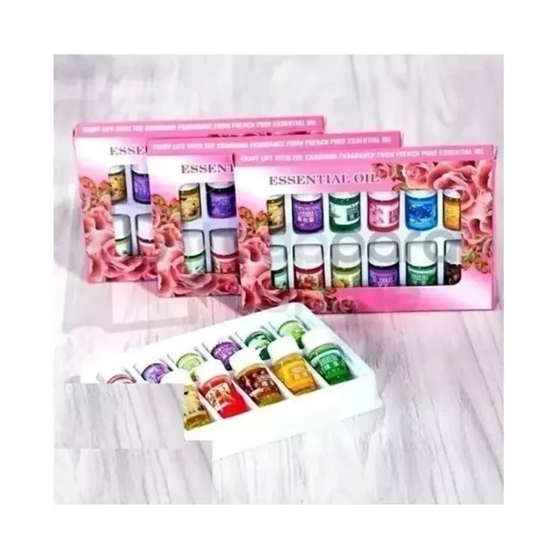 ML Kit Esencias 12pz Jazmin,lavanda,sandalo Para Humidificador