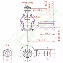 topcn-autoparts For 2002-2006 Mitsubishi Lancer 8PCS Front Lower Control Arms Sway Bars Tie Rods