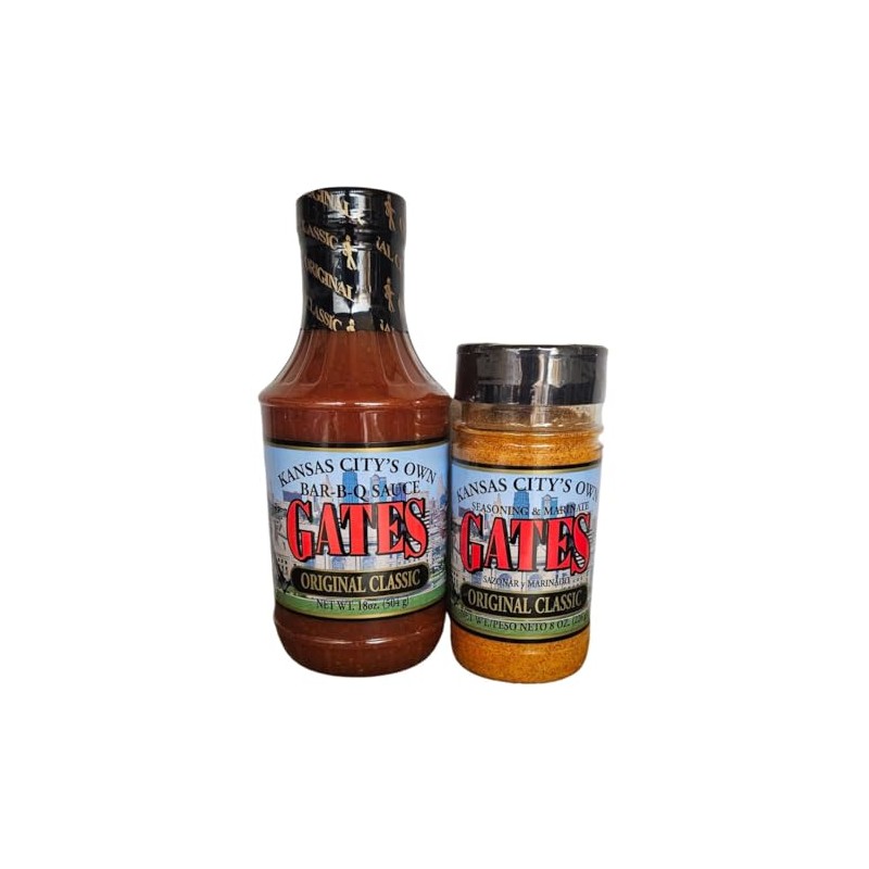 Gates Barbecue Sauce Flavor Bundles - 1 Sauce and 1
