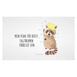 Mr. & Mrs. Panda Guest towel raccoon - gift, plan, good mood, animal motifs, funny sayings, terry towel, animals, sports towel, cheerful