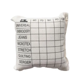 HONEYSEW Needle Sorting Pincushion – Sewing Pin Holder Pin Cushion Organizes Sewing Machine Needles for Fast, Easy Identification – Sorts 5 Sizes and 7 Types of Universal and Embroidery Needles