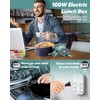 Eocolz Electric Lunch Box Food Heater Warmer 100W, 1.8L Portable
