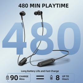 TSUINZ Wireless Headset Magnetic Skin-friendly Silicone Sport Neckband In Ear Earphone