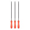 HARFINGTON 3pcs Chainsaw File, 4.8mm (3/16-inch) Round Sharpening Files Tool