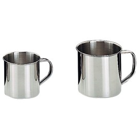 IBILI Mug 8 cm of Stainless Steel, Silver