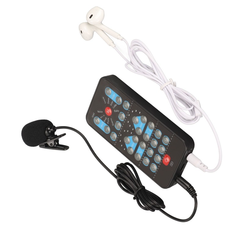 Handheld Voice Changer ABS Portable Multifunctional Sound Disguiser with 8