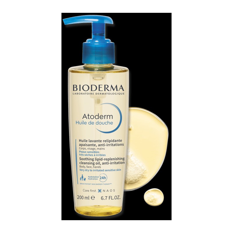Bioderma Atoderm Cleansing Oil Very Dry to Irritated Skin 200ml