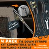 Terixe 4 Pack Tie Down Kit for Ruffland Kennel -