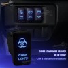 WSAYS Fit Toyota Tacoma 4Runner Tundra Blue "ZOMBIE LIGHTS" Push