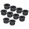 QUARKZMAN Pack of 10 Snap Rubber Grommet Connectors Mounting Diameter