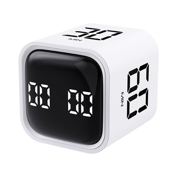Kitchen Timer, Cube Timer with LED Display, Digital Kitchen Clock