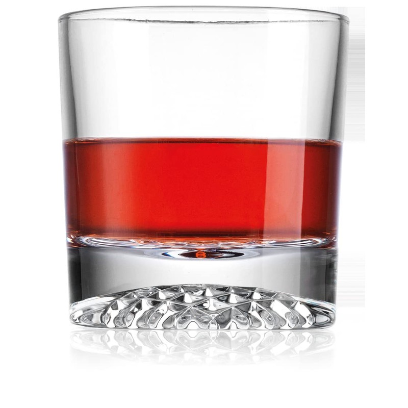 Godinger Double Old Fashioned Beverage Glass Cup Fiore