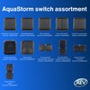 REV 0004320400 AquaStorm Series Switch, Wet Room Switch, IP55, Single