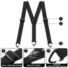 Mens Suspenders Hidden Suspenders for Men Heavy Duty Adjustable Elastic
