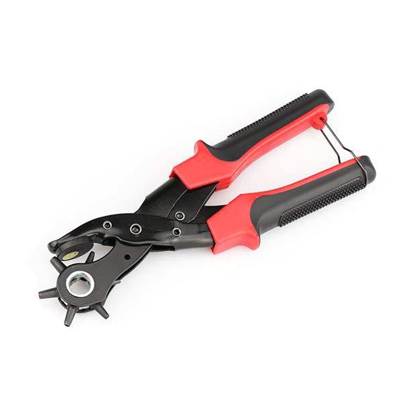 Leather Hole Punch Belt Hole Puncher Pliers Ruler Grinding Rod