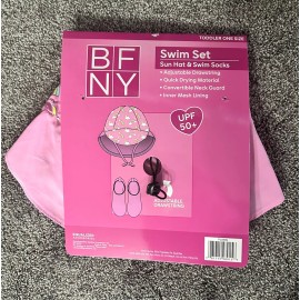 BFNY - Rainbow Swimming Bucket Hat & Stretch Swim Socks-ONE SIZE FITS ALL! -NEW!