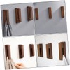 CAXUSD 1pc Solid Wood Over Door Coat Hanger Mounted Hooks