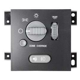 Headlight and Fog Light Switch for 1998-2004 Chevy Blazer S10 Pickup, 1998-2001 GMC Jimmy, 1998-2004 GMC Sonoma, 1999-2001 Oldsmobil Bravada - HeadLamp Dome Lamp Control, 15029237, 15755954