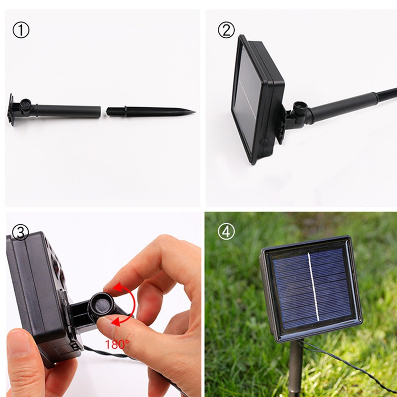 Solar String Lights Decorative 100 LED 8 Modes IP65 Waterproof