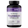 CGM Labs Magnesium Glycinate +B6 120 Veggie Capsules, 4 Count, 60 Servings / CGM Labs 마그네슘 글리시네이트 +B6 120 베지 캡슐, 4개, 60회분