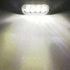 Teguangmei 4Pcs Ultra Thin 4LED Emergency Strobe Lights White Hazard