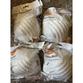 HDX Lot Of 4 Packs Of HDX Dust Masks White 135 569 DCW-1 (Packs Are Qty 5)