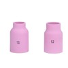 9Pcs/Set TIG Gas Lens Collets Body Brass Nozzle Ceramic Cup