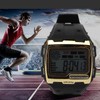Digital Sports Watch Large Dial Night Light Waterproof Dual Time