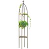 100% Metal Obelisk Garden Trellis 6.3 Feet Tall Sturdy Plant