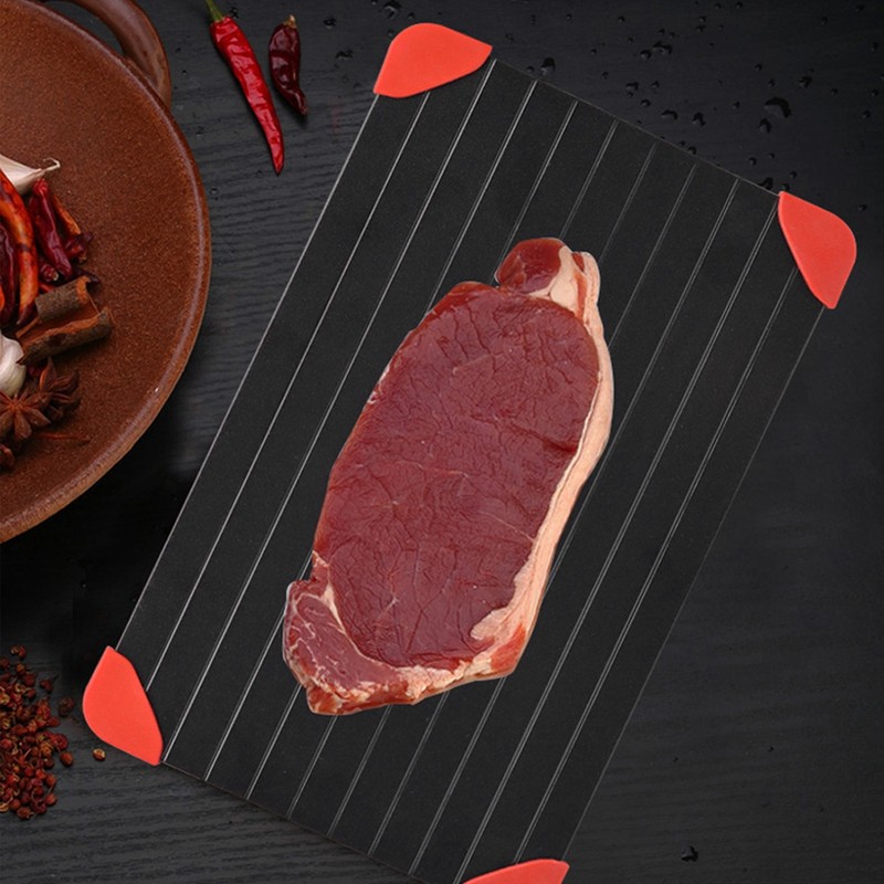 Rectangle Quick Defrost Tray Rapid Thaw Plate Board for Defrosting