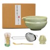 Matcha Whisk Set,Handheld Matcha Starter Kit | Ergonomic Japanese Tea