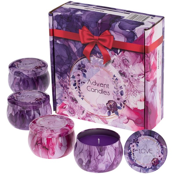 Advent Candles Set of 4 – Advent Gifts – Advent