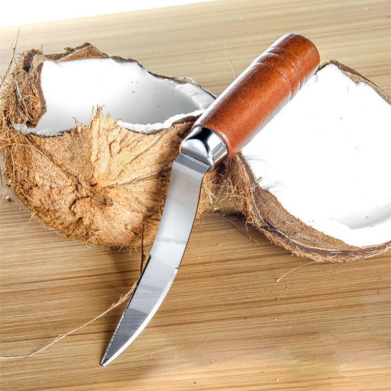 Coconut Opener and Coconut Meat Remover Coconut Cutter Set Kitchen