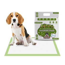 Pogi's Dog Training Pads with Adhesive Sticky Tabs (40-Count) (18x24in) - Absorbent Puppy Pads, Earth-Friendly Dog Pads, Plant-Based Puppy Pee Pads for Dogs, Cats, and Small Animals - Puppy Supplies