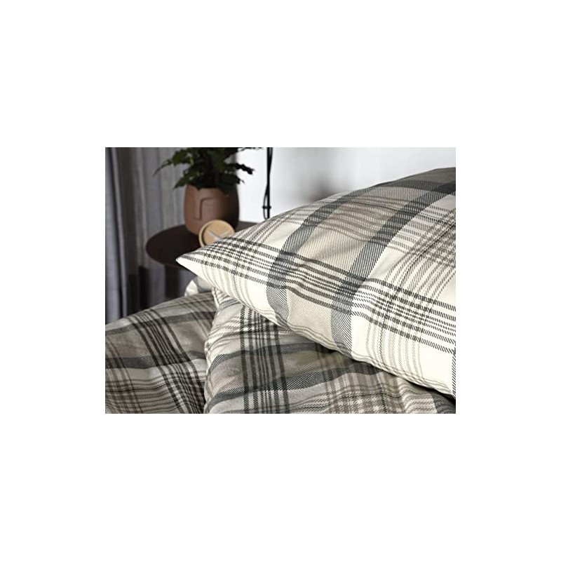 Irisette Elegant Flannel Bed Linen Set Alpaca 8412 Grey 135