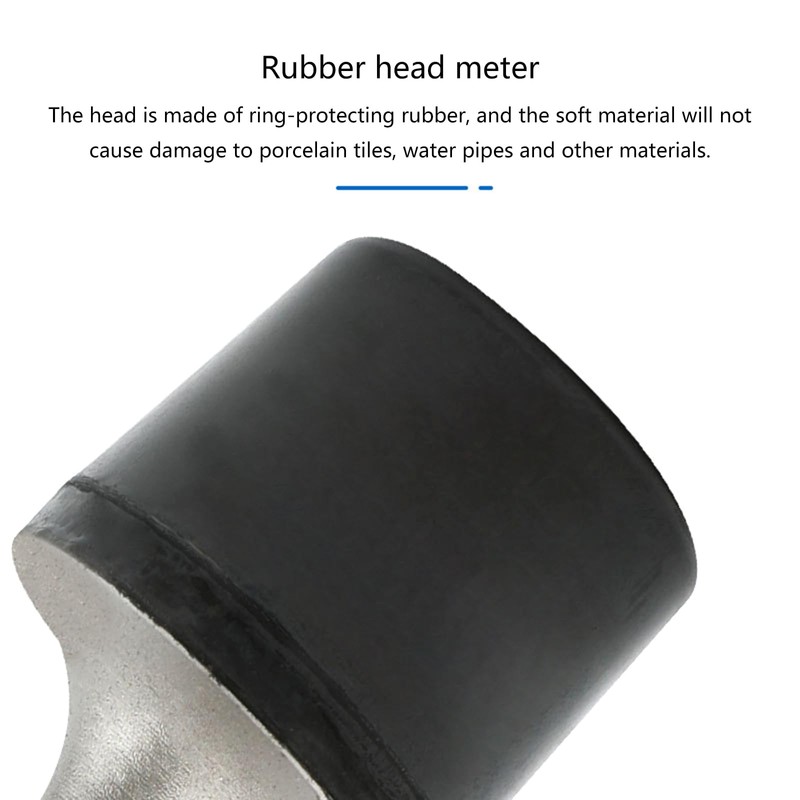 Durable Rubber Mallet Tool with Handle Essential Hammer for Radiators