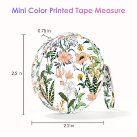 Gerkia Tape Measure Body Measuring Tape ，Colour Printed Small Retractable Soft Tape Measure for Sewing Cloth Fabric Body Measurements，Leather Mini Body Tape Measure