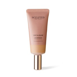 Tint & Glow Moisturising Skin Enhancer from Sculpted by Aimee – Hydrating & Tinted Skin Booster with SPF 30 and Blue Light Protection, Cruelty-Free 45ml