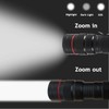 Wrrozz LED Flashlight Rechargeable 2 Pack, High Lumens Tactical flahlight,